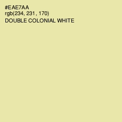 #EAE7AA - Double Colonial White Color Image